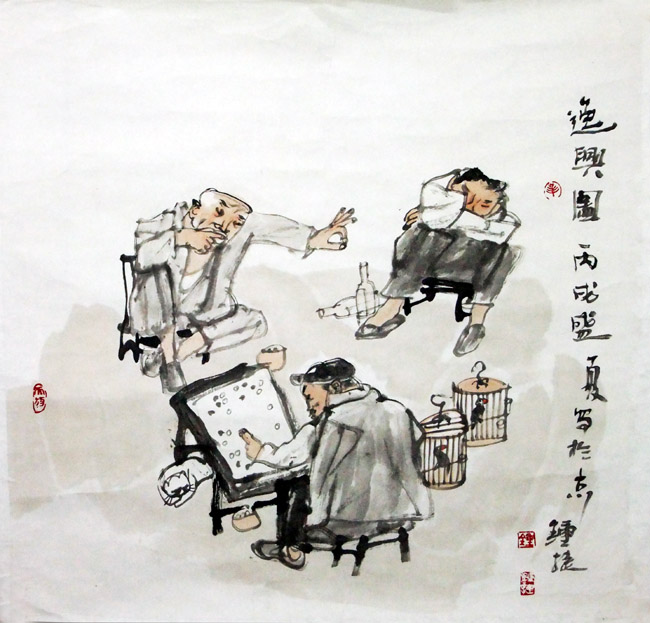 钟捷--逸兴图