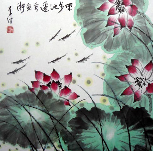 吴休荷花