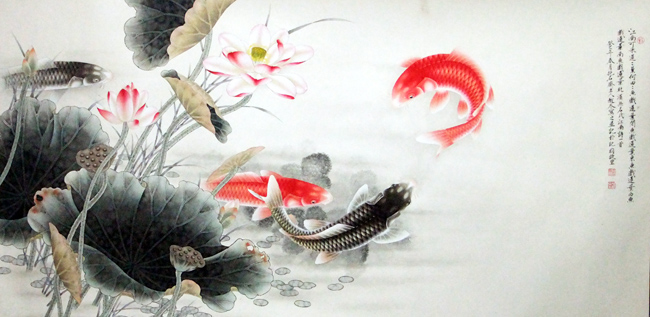 刘越冬国画作品