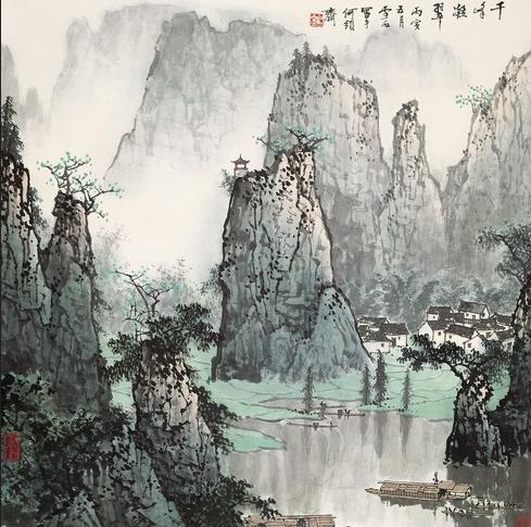 从百年山水画演变看白雪石的艺术成就