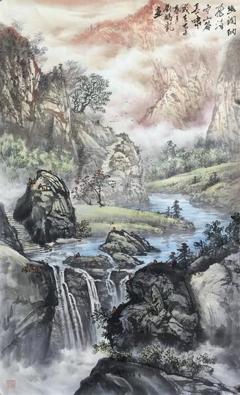 画家刘鹏凯:盈科后进识性情 浑厚华兹道禅机