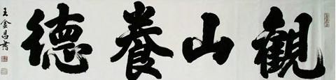 王金昌书法:芙蓉出水展清姿