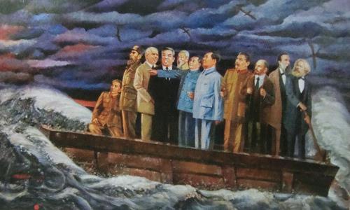 姚继成独创“穿越转思”画派 艺术之花在纽约绽放
