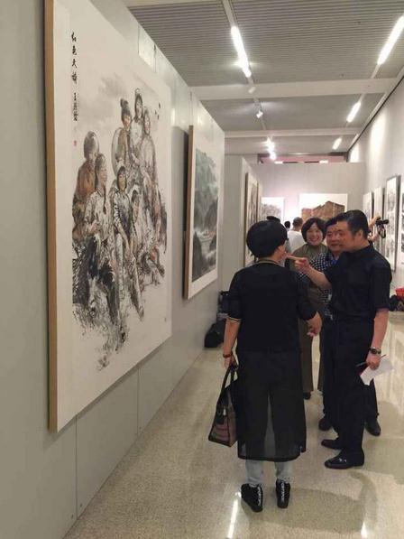浙派女画家王玮在京参展并获奖(图)