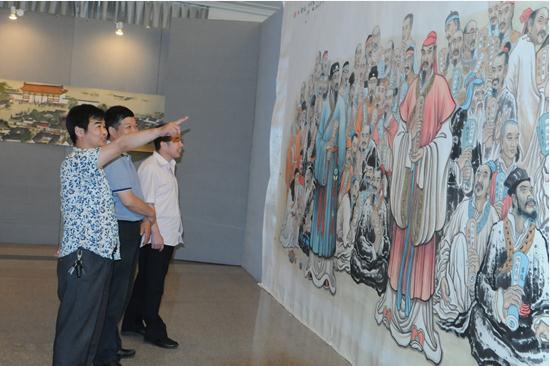 五千年绘画工程作品展亮相京城