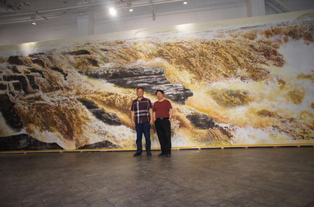 奔腾飞溅黄河水 春秋千古西京画(组图)