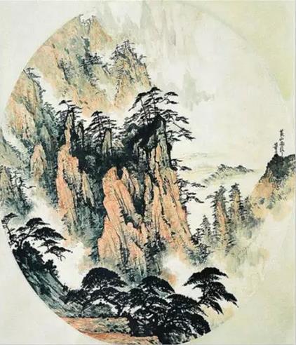著名画家董寿平笔下的黄山 值得借鉴收藏