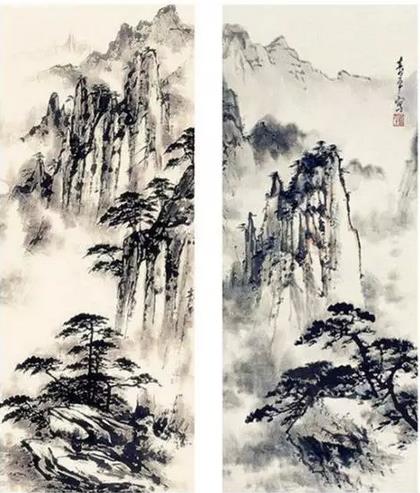 著名画家董寿平笔下的黄山 值得借鉴收藏