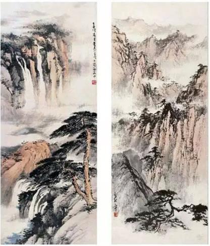 著名画家董寿平笔下的黄山 值得借鉴收藏