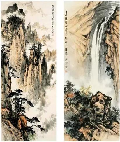 著名画家董寿平笔下的黄山 值得借鉴收藏