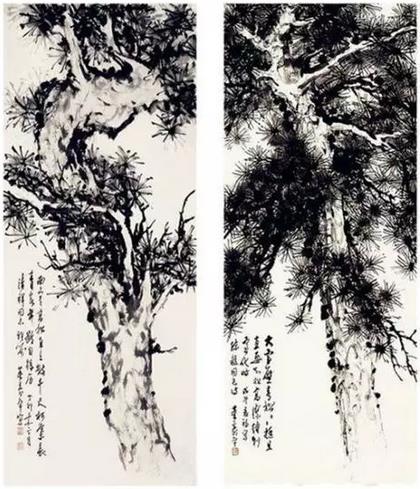 著名画家董寿平笔下的黄山 值得借鉴收藏