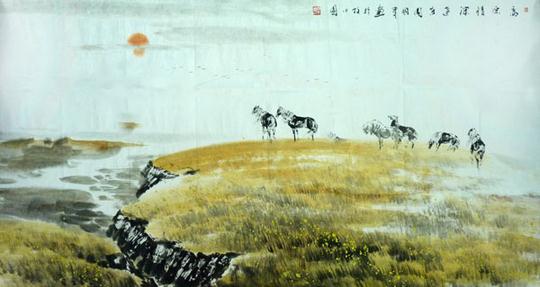 墨韵·画里画外高原情——周国军国画作品浅析