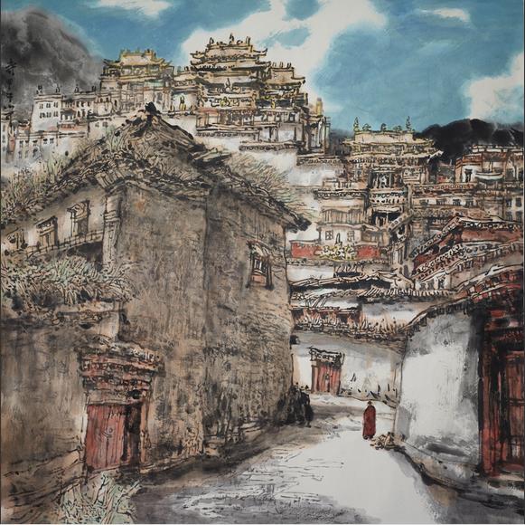 ˮī��԰•�ؼ� ��С��ˮī��Ʒչ���ھ���Ļ