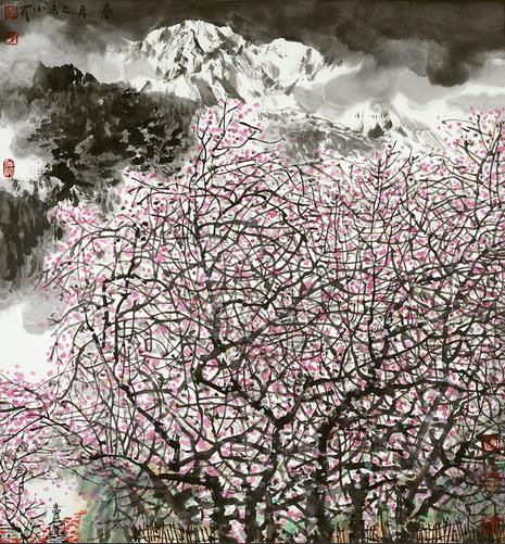 ˮī��԰•�ؼ� ��С��ˮī��Ʒչ���ھ���Ļ