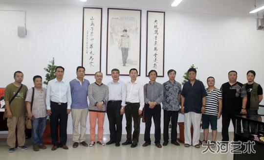 “走进华水 感受瑞鹏”河南省书画家笔会在华北水利水电大学举行