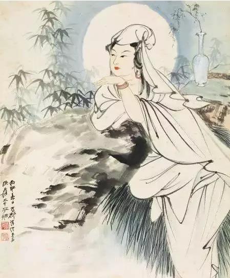 张大千三跪红颜知己李秋君