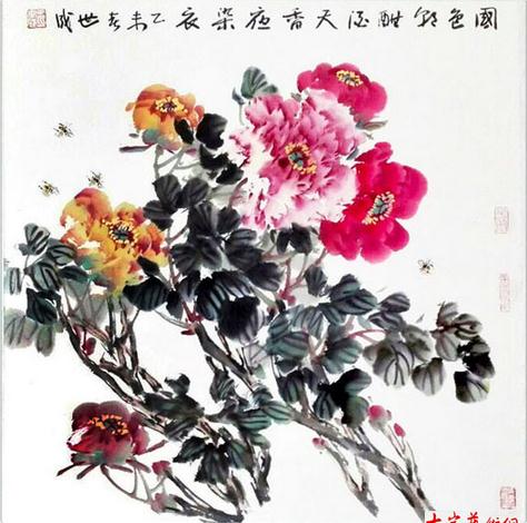 王世成牡丹画里见真情