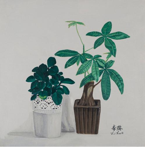 《花间傲》李璐油画作品展