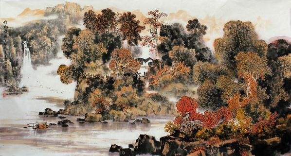 笔墨探索海岛山水样式——浅谈张华忠山水画作的现实意义
