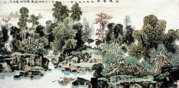 笔墨探索海岛山水样式——浅谈张华忠山水画作的现实意义