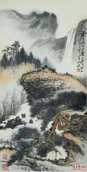 学者型山水画家 张大千二代传人吴守明