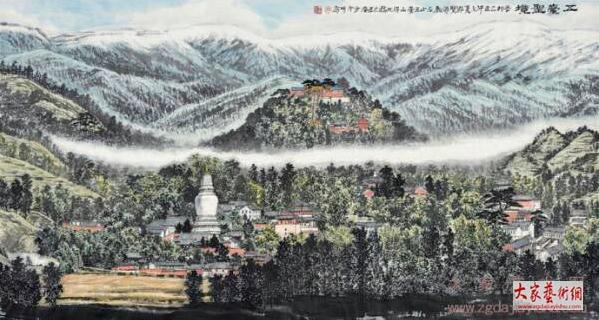 学者型山水画家 张大千二代传人吴守明