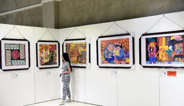 ȫ��ũ���黭��Ʒչ�������ʡͨμ��