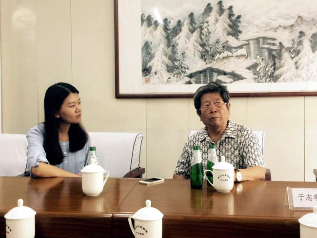 黑龙江电视台釆访于志学