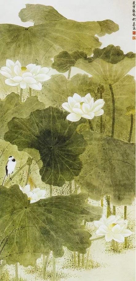 历代国画大师笔下荷花精品集萃