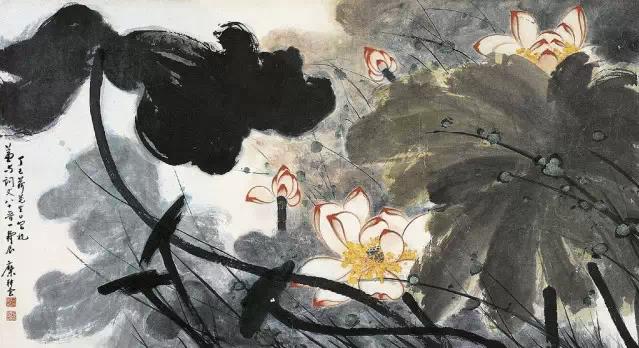历代国画大师笔下荷花精品集萃