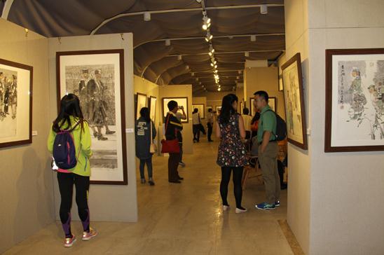 ��ˮ���顤�콡��Լ�����黭չ�ھ���Ļ