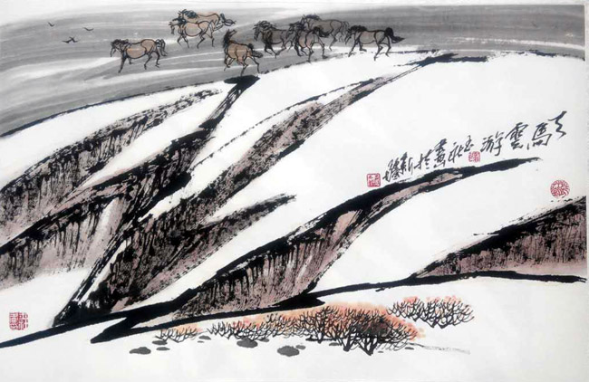 刘玉社先生山水画作品