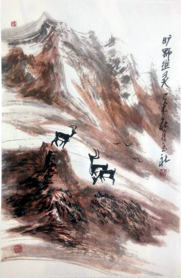 刘玉社先生山水画作品