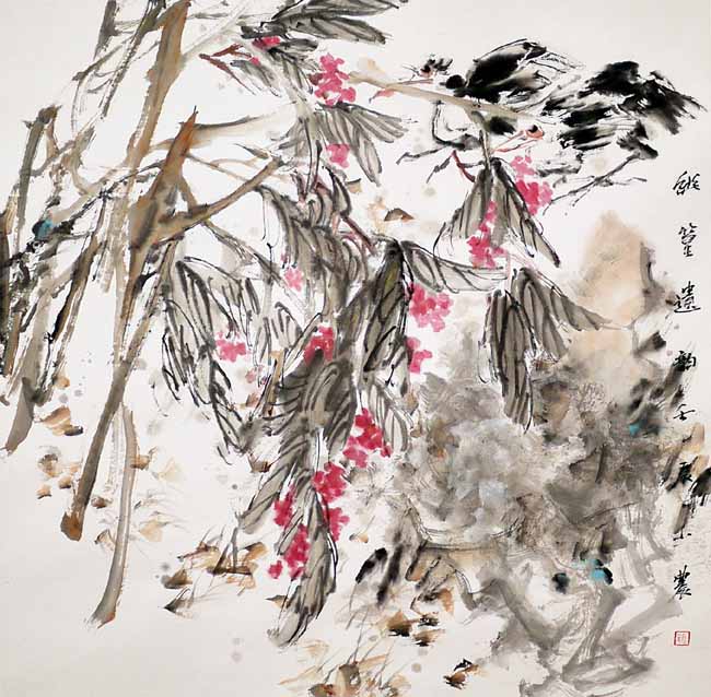 孙小农花鸟画作品欣赏18