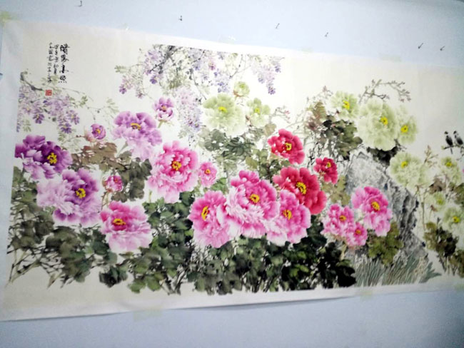 登封庆国庆《嵩山画风》美术作品集首发式暨作品展展出作品