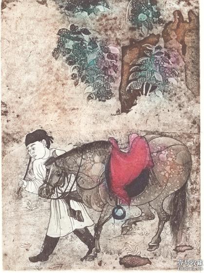 版画中展现新疆风情 魏谦版画艺术展在武汉开幕