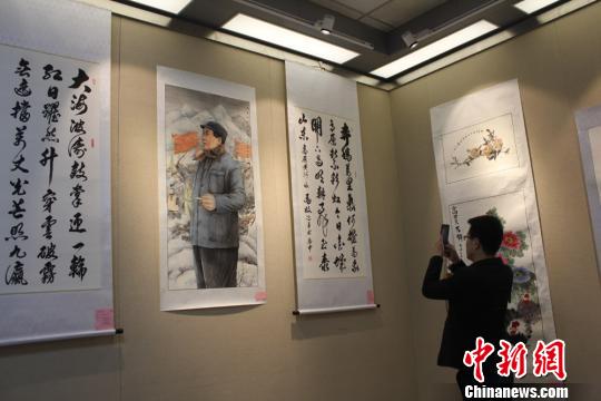 甘肃百名书画家挥毫泼墨赞咏长征精神