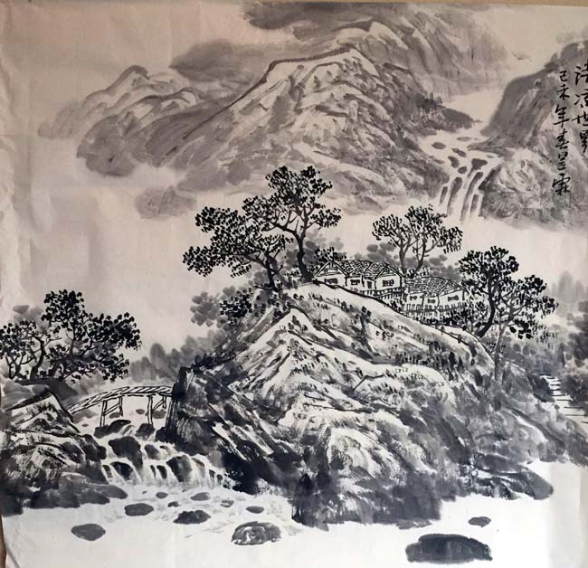 画家安明远先生作品:清凉世界