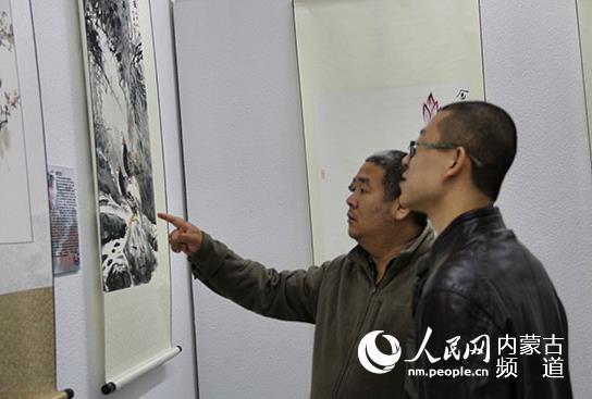 �������黭������Ʒչ�����ɹ������ݿ�Ļ