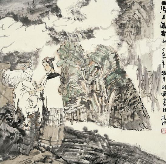 ���� ��ɽͼ 69��69cm