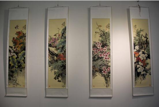 “追禅惜缘—追禅花鸟画展”庄在宋伍佰艺美术馆开幕