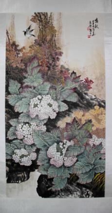 “追禅惜缘—追禅花鸟画展”庄在宋伍佰艺美术馆开幕