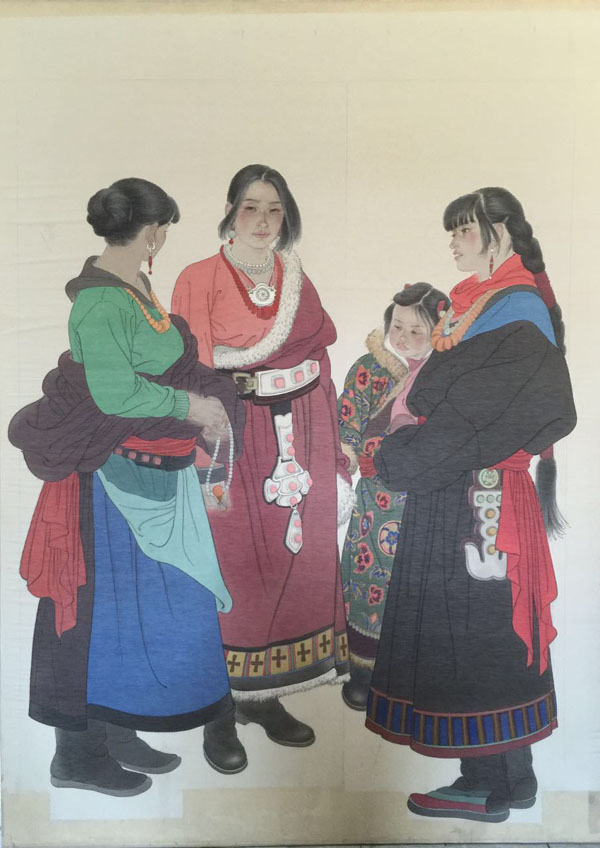 邵鸿萍先生工笔画作品