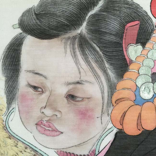 邵鸿萍先生工笔画作品(局部)