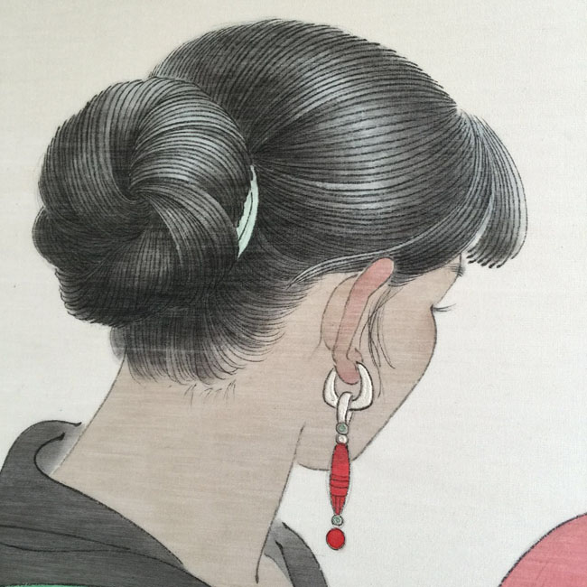 邵鸿萍先生工笔画作品(局部)