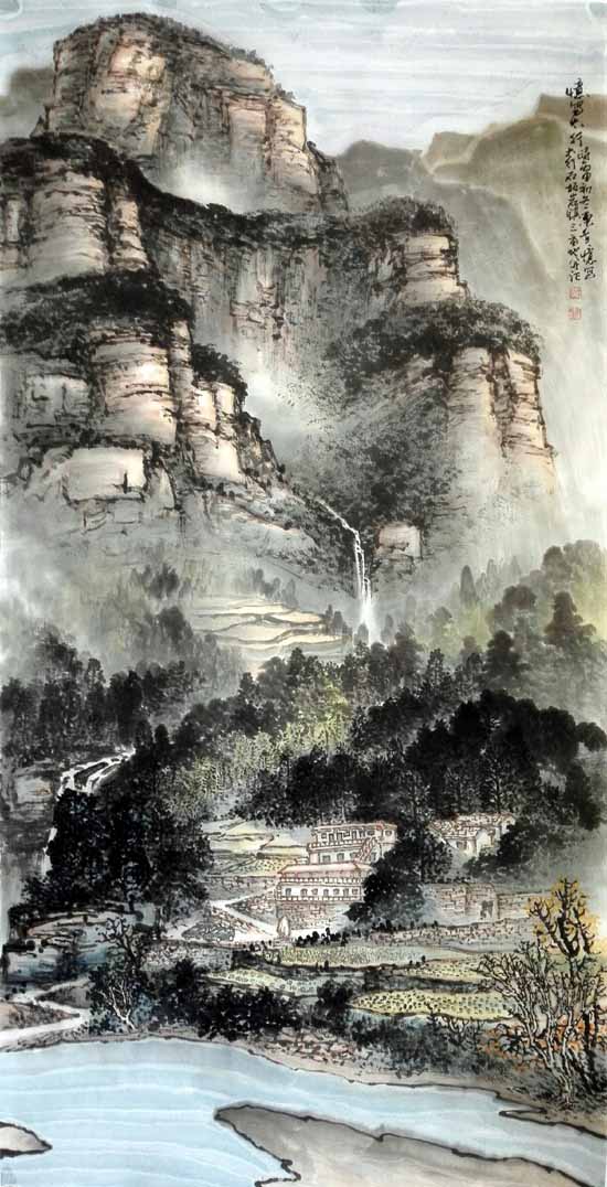 刘东方太行山写生作品:忆写太行