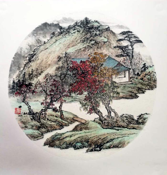 孙超峰山水画作品