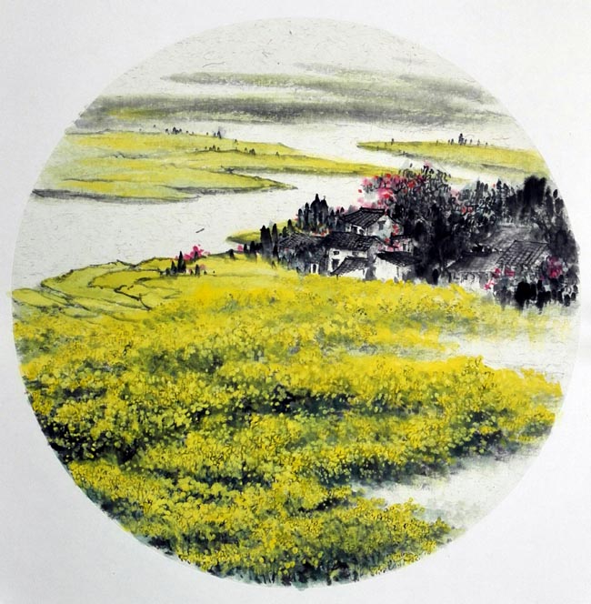 孙超峰山水画作品
