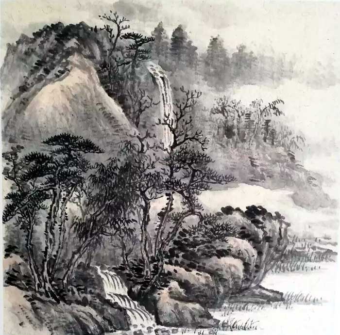 孙超峰山水画作品