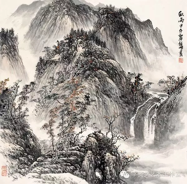 孙超峰山水画作品